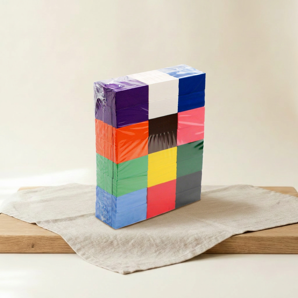 Wooden Rainbow Dominoes Set — 120-Piece Colour Sorting & Chain Reaction Toy for Kids
